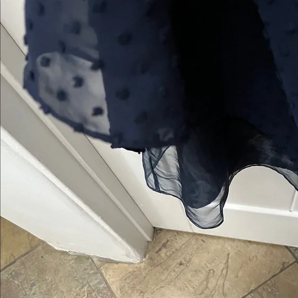 NWT J. Crew Cameron Swiss Dot Dress In Navy With Pockets - Picture 6 of 12